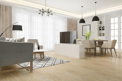 Wieczorna atmosfera w apartamentach Poznań centrum – klimatyczne wnętrze w sercu miasta, idealne na city break.