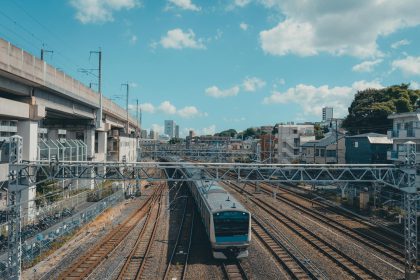 Transport: Podróże koleją: Rejsy i wyprawy pociągami.
