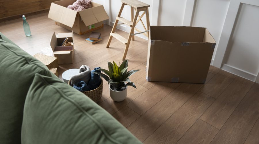 Minimalizm po odgracaniu domu w Krakowie