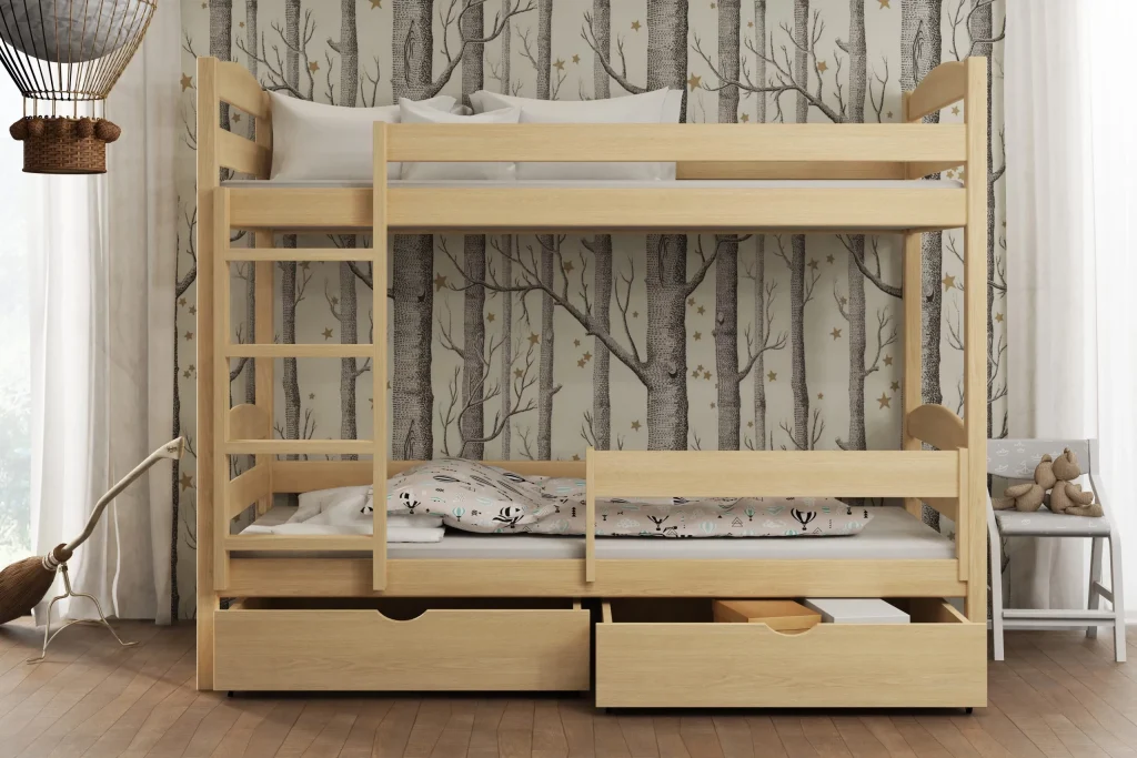 Łóżko piętrowe dla dzieci i dorosłych